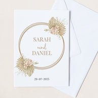 Boho - Kirchenheft zur Hochzeit Grußkarte Lieblingsmensch®