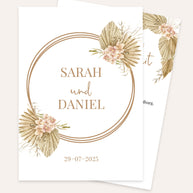 Boho - Einladung zu unserer Hochzeit - Einladungskarte Grußkarte Lieblingsmensch®