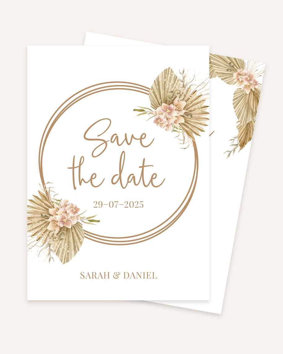 Boho - Save the Date - Einladungskarte Grußkarte Lieblingsmensch®