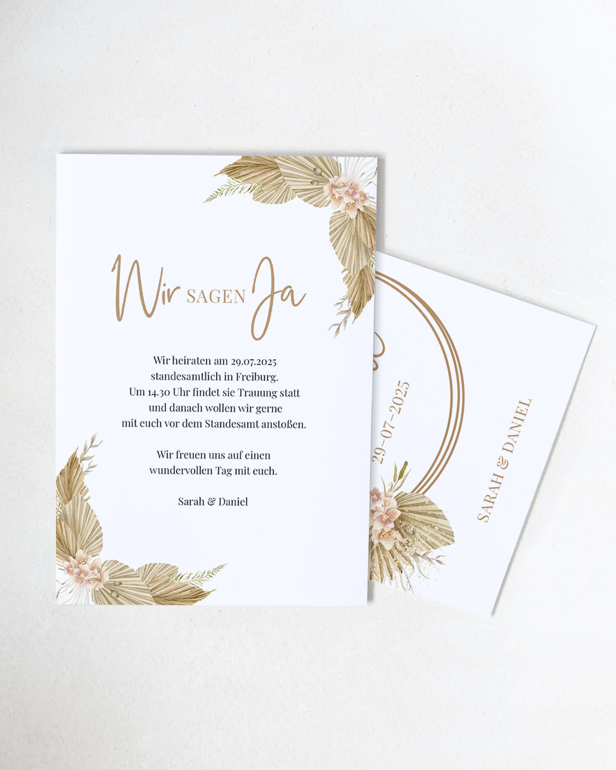 Boho - Save the Date - Einladungskarte Grußkarte Lieblingsmensch®