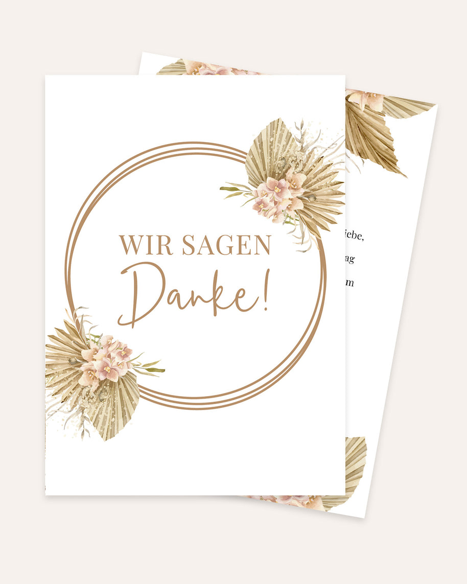 Boho - Dankeskarte Grußkarte Lieblingsmensch®