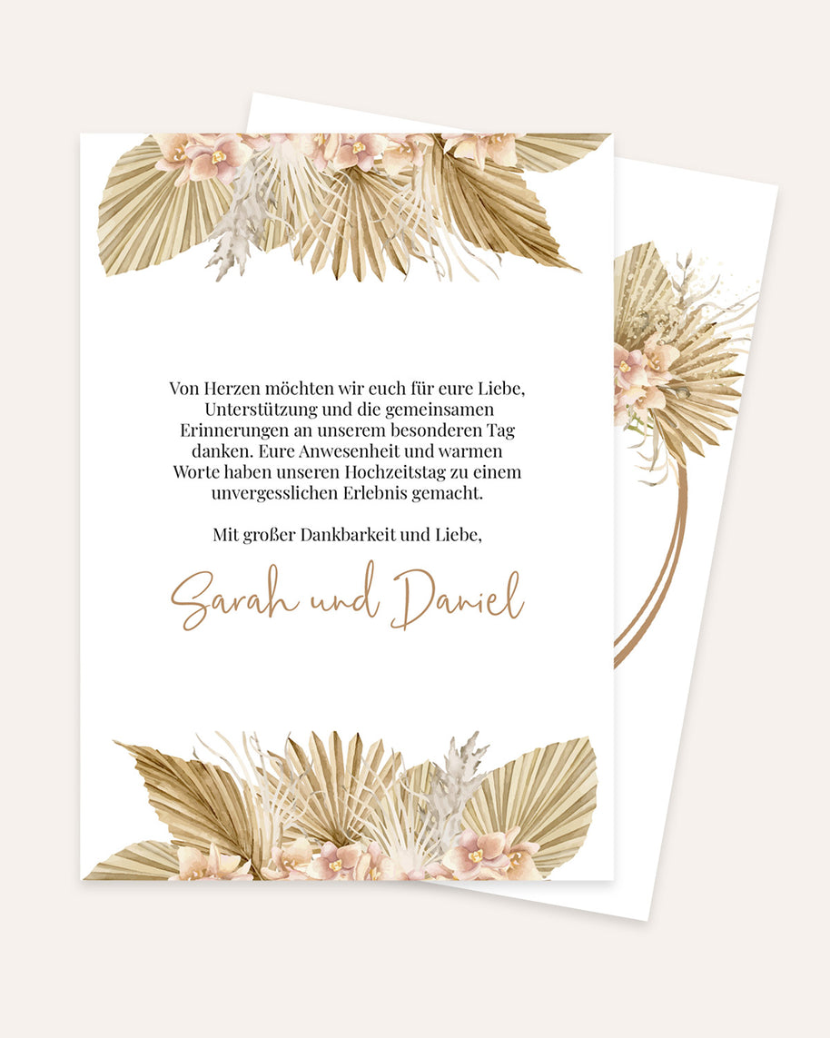 Boho - Dankeskarte Grußkarte Lieblingsmensch®