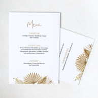 Boho - Menükarte zur Hochzeit Grußkarte Lieblingsmensch®