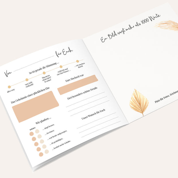 Gästebuch Hochzeit - Boho Planer & Bücher Lieblingsmensch®