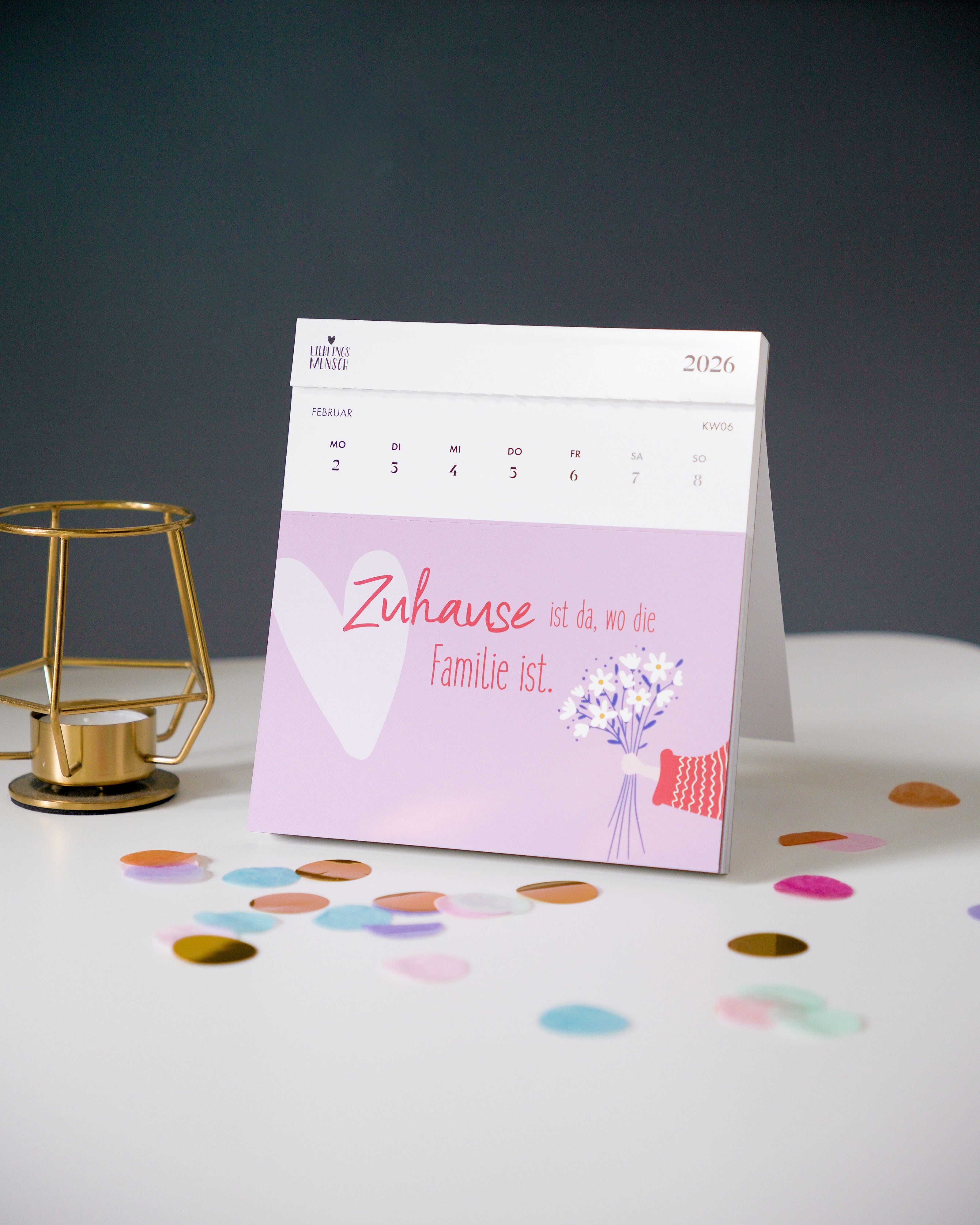 Best of LM - Postkartentischkalender 2026 Kalender Lieblingsmensch®