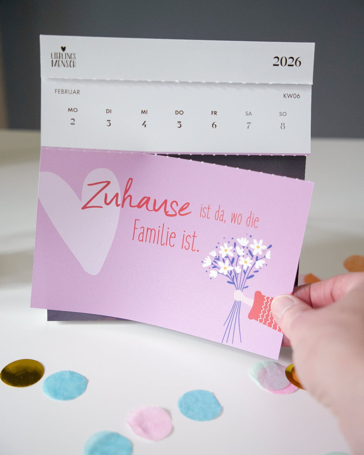 Best of LM - Postkartentischkalender 2026 Kalender Lieblingsmensch®