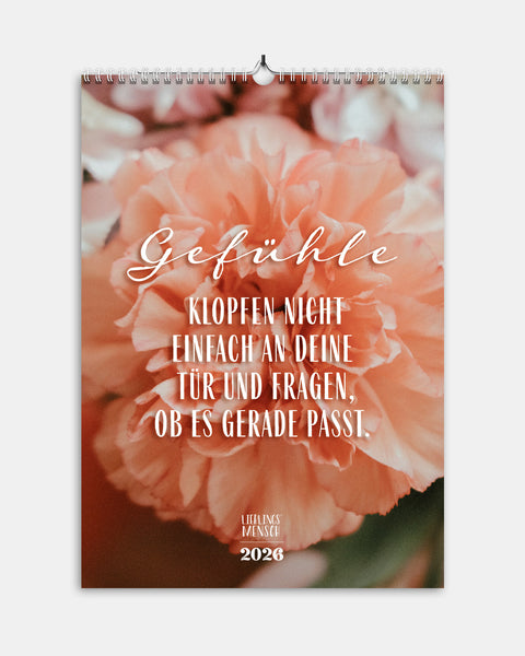 LLD x LM - Wochenwandkalender 2026 Kalender Lieblingsmensch®