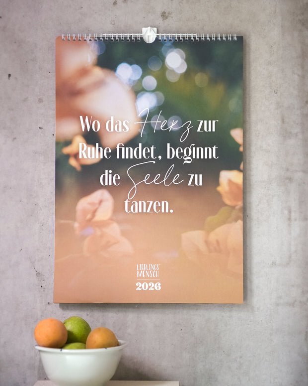 LLD x LM Monatswandkalender 2026 Kalender VISUAL STATEMENTS