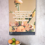 Monatswandkalender mit Sprüchen 