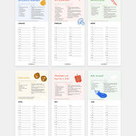 Familienkalender 2027 - 12 Monate Rezeptkalender Kalender Lieblingsmensch®