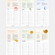Familienkalender 2027 - 12 Monate Rezeptkalender Kalender Lieblingsmensch®