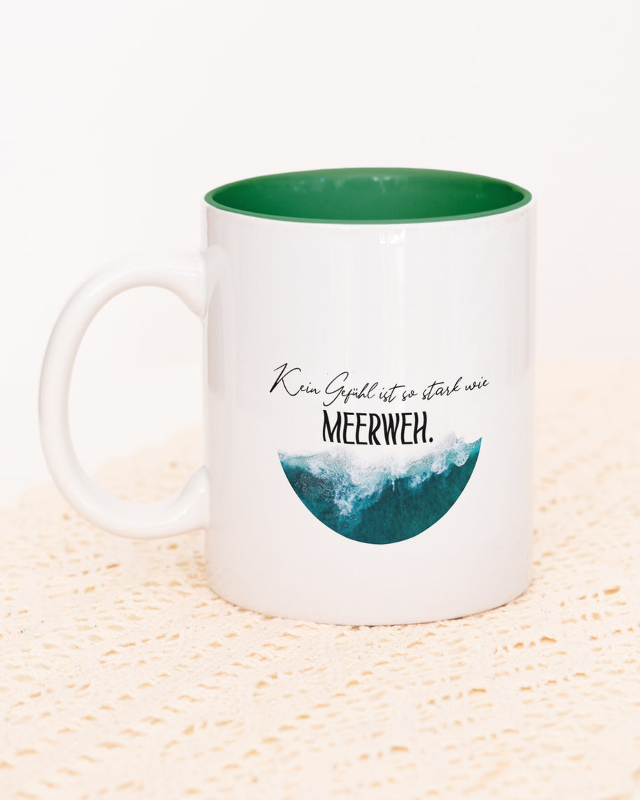 Meerweh - Tasse Dunkelgrün Tasse Meerweh