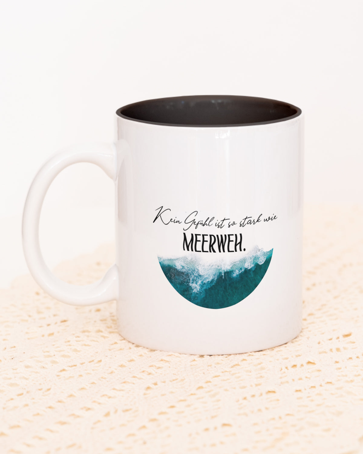 Meerweh - Tasse Schwarz Tasse Meerweh®