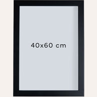 Bilderrahmen 40x60 cm Schwarz