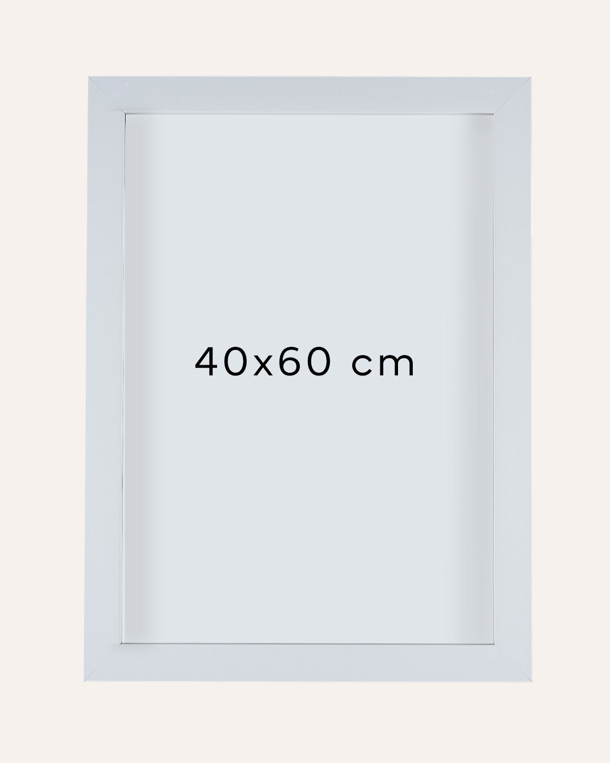 Bilderrahmen 40x60 cm Weiß Bilderrahmen Visual Statements®