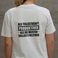 Teilzeitkraft - Unisex T-Shirt Backprint T-Shirt Brandtale