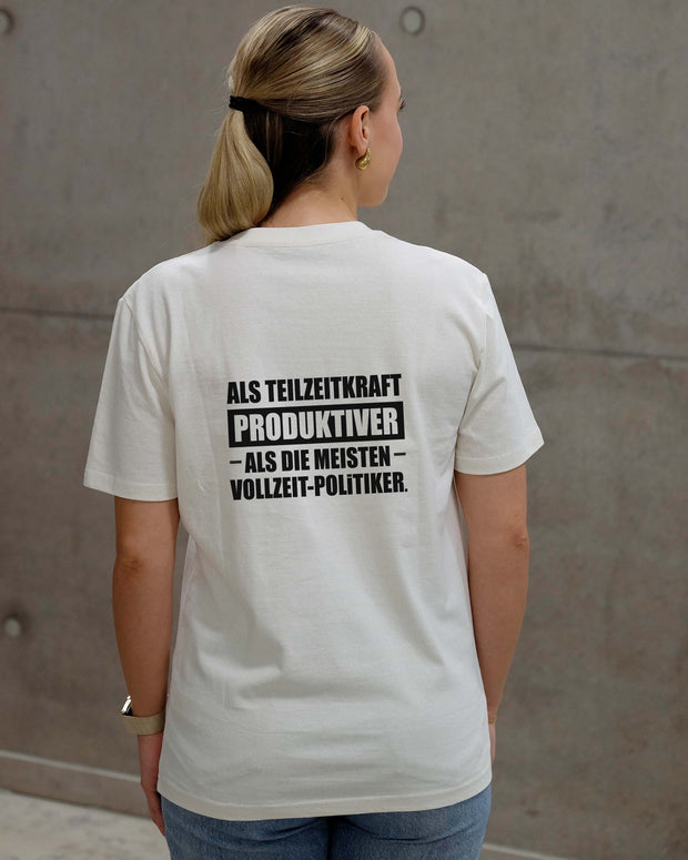 Teilzeitkraft - Unisex T-Shirt Backprint T-Shirt Brandtale