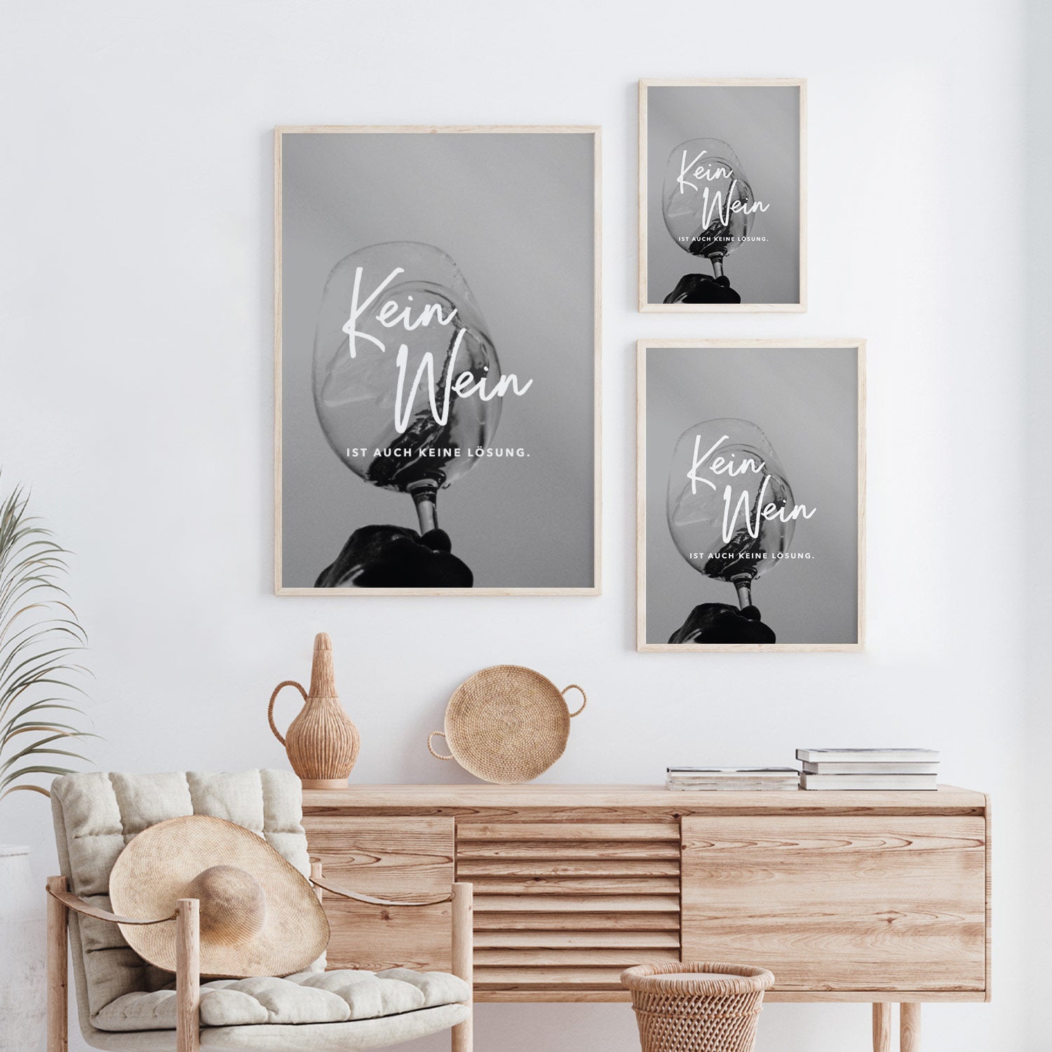 Kein Wein - Poster Poster Lieblingsmensch®