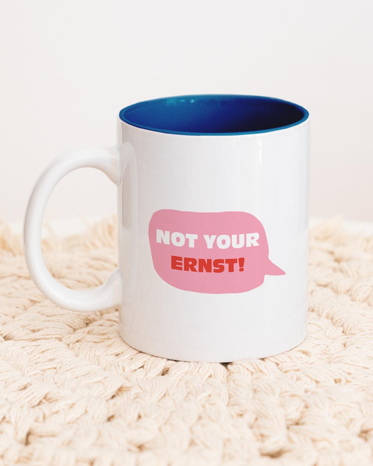 Not your ernst - Tasse Dunkelblau Tasse Lieblingsmensch®