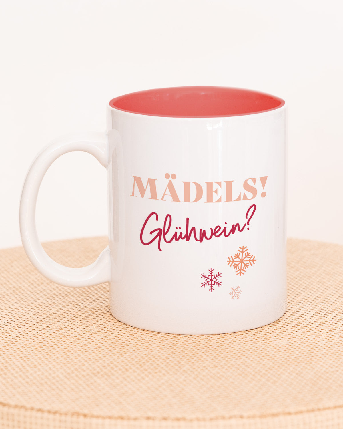 Mädels! Glühwein? - Tasse Rot Tasse Lieblingsmensch®