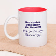 Viel Meinung - Tasse