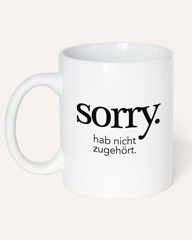 Sorry - Tasse