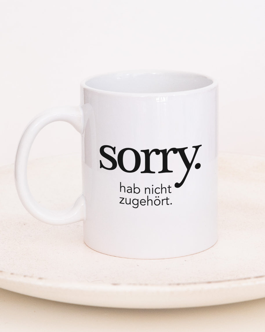 Sorry - Tasse