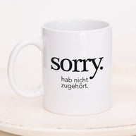 Sorry - Tasse