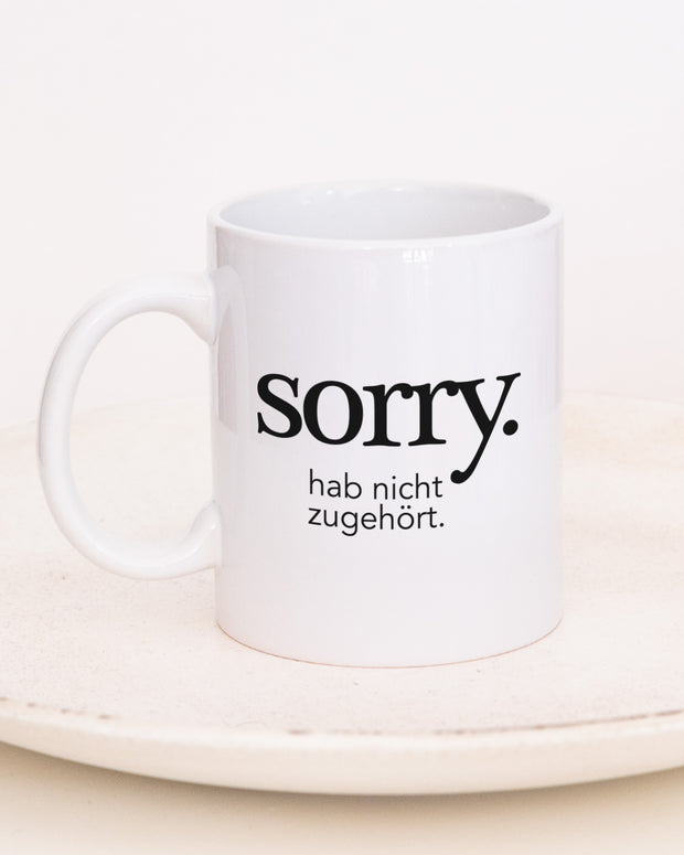 Sorry - Tasse