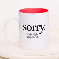 Sorry - Tasse Rot Tasse VISUAL STATEMENTS