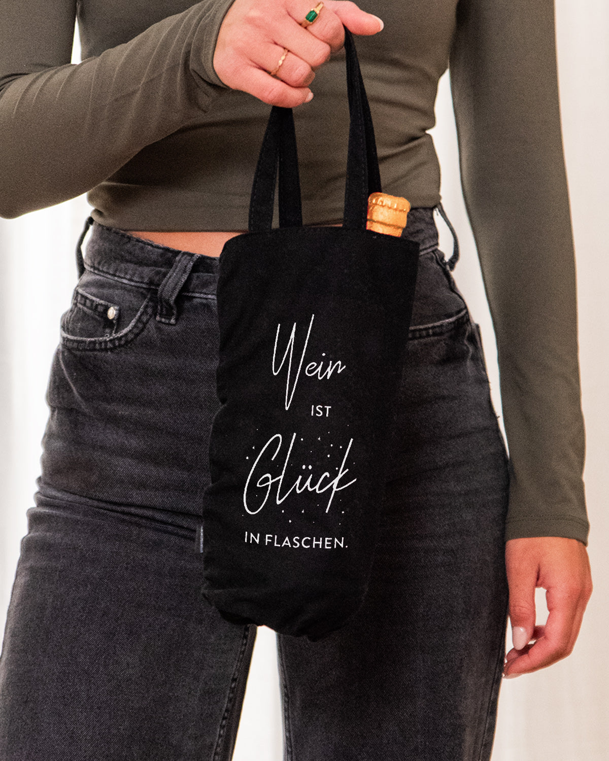 Glück in Flaschen - Flaschenbeutel Flaschenbeutel Visual Statements®