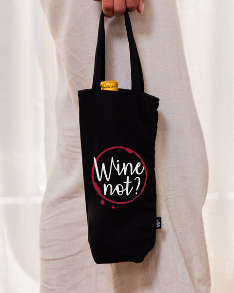 Wine not? - Flaschenbeutel Flaschenbeutel Visual Statements®