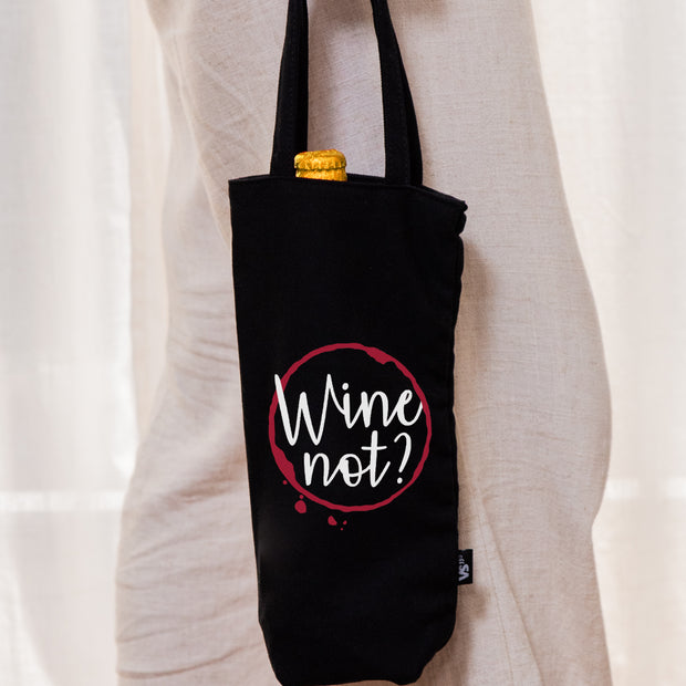 Wine not? - Flaschenbeutel Flaschenbeutel Visual Statements®