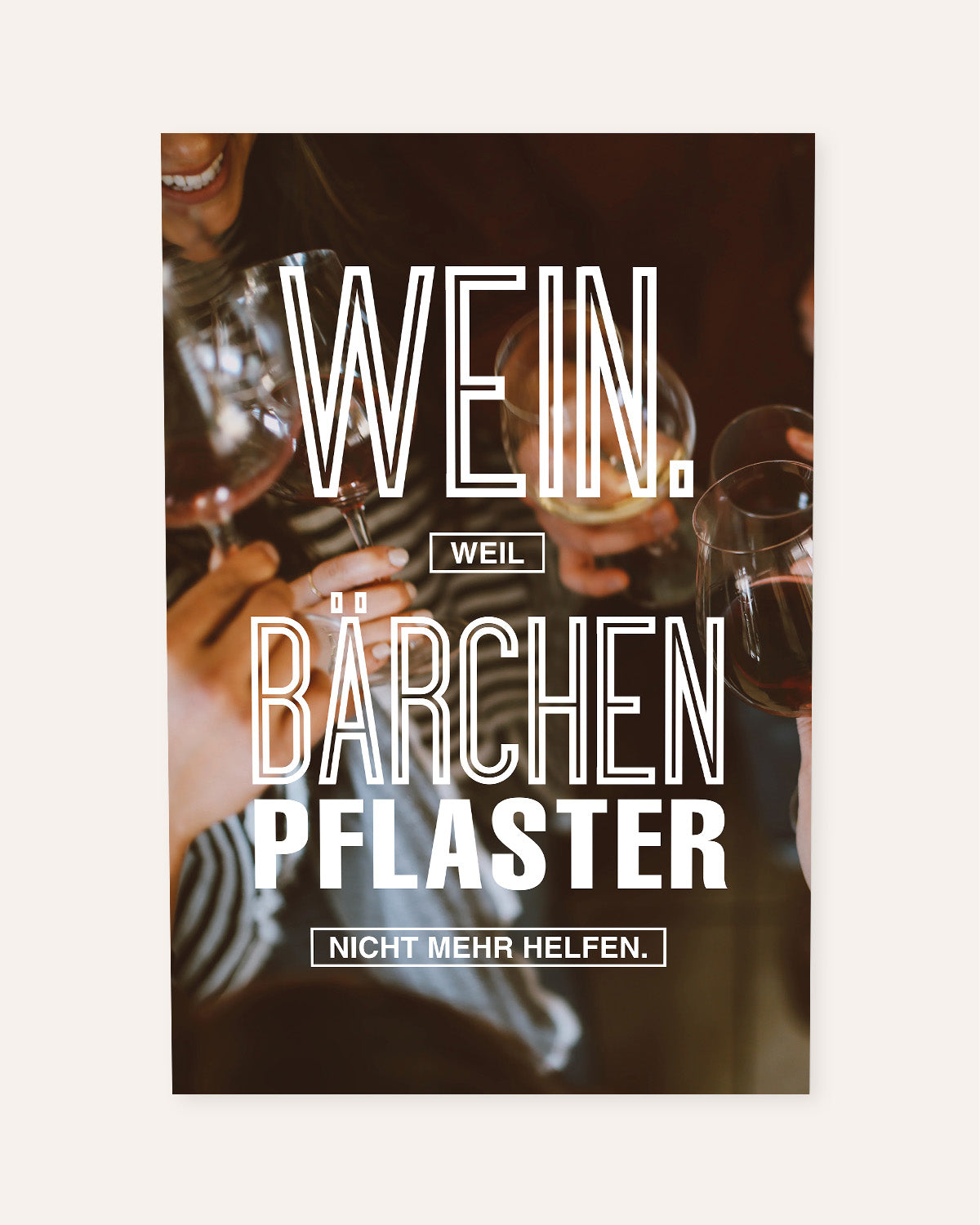 Bärchenpflaster - Poster Poster Visual Statements®