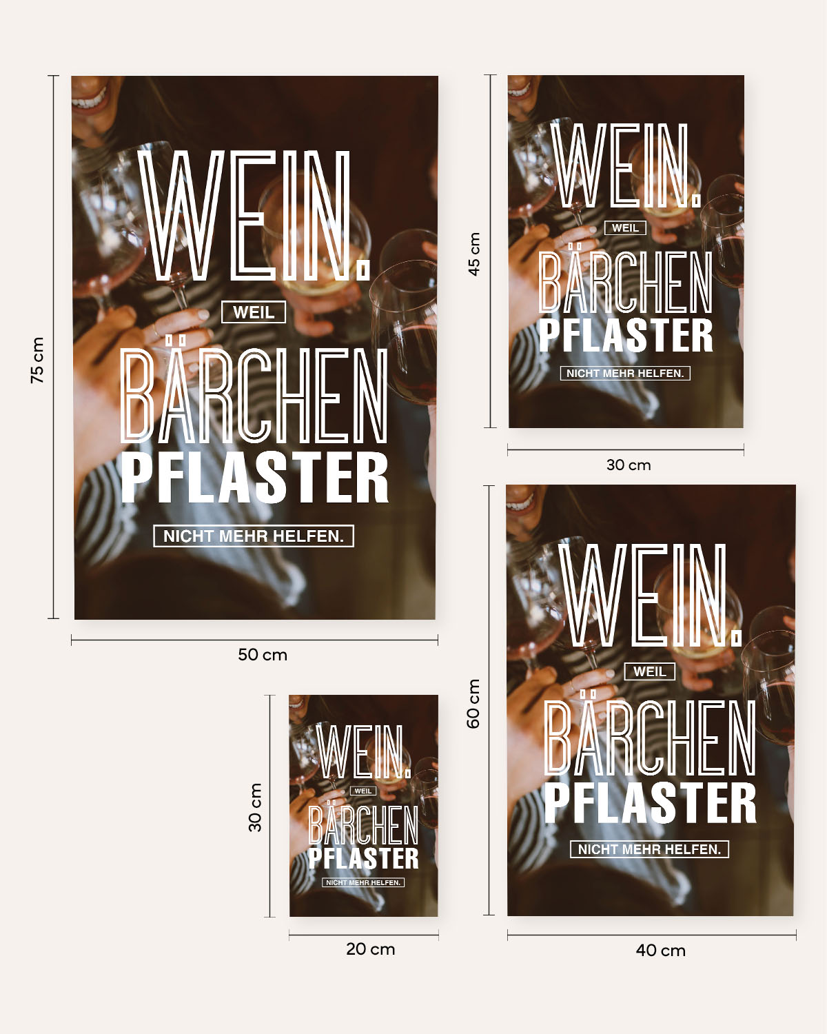 Bärchenpflaster - Poster Poster Visual Statements®