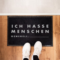 Ich hasse Menschen - Fußmatte