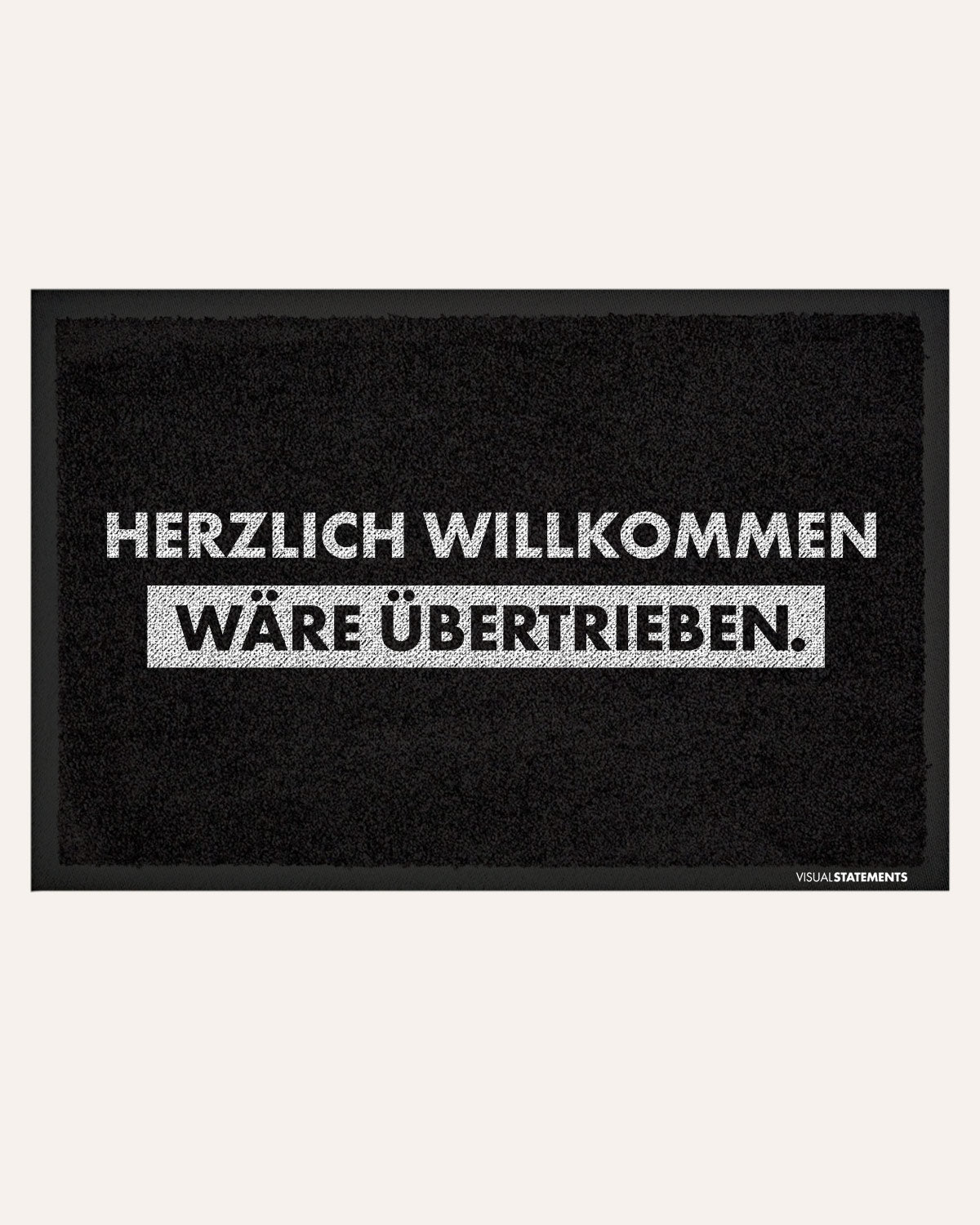 Herzlich Willkommen - Fußmatte Fußmatte Visual Statements®