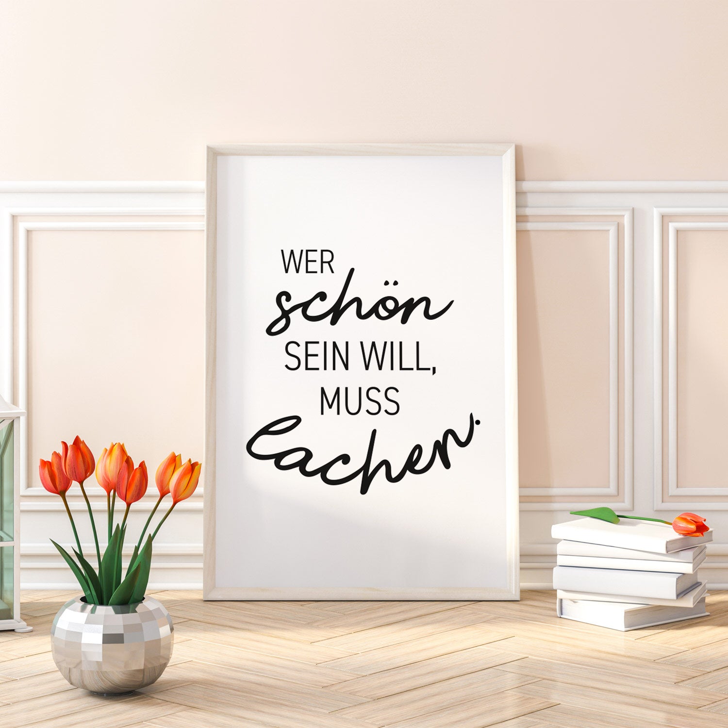 Wer schön sein will - Poster Poster Visual Statements®