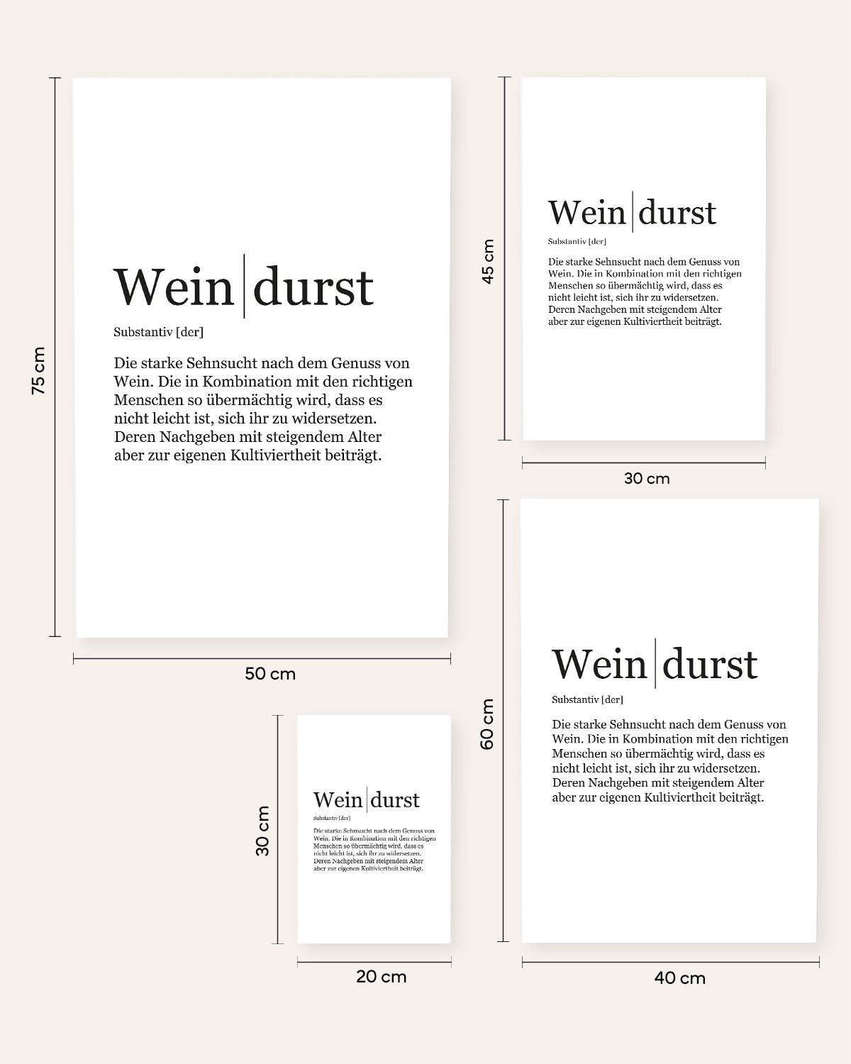 Weindurst - Poster Poster Visual Statements®
