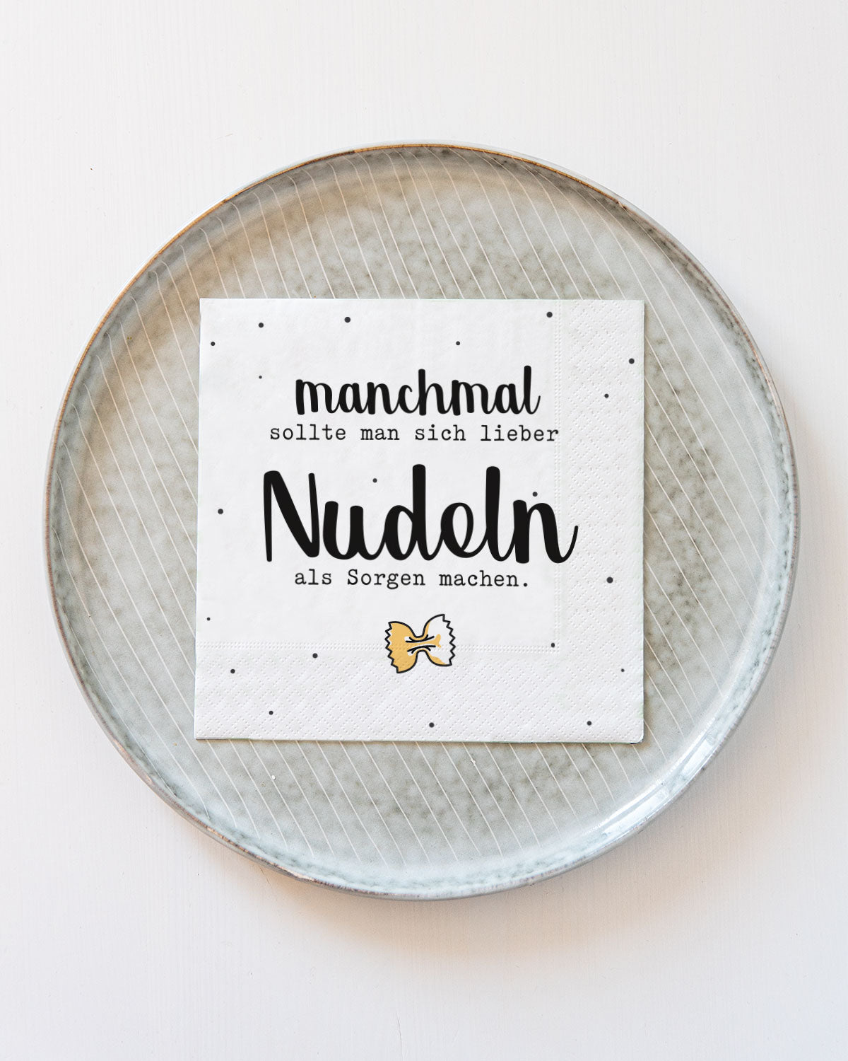 Nudeln - Serviette Serviette Visual Statements®