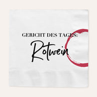 Rotwein - Serviette