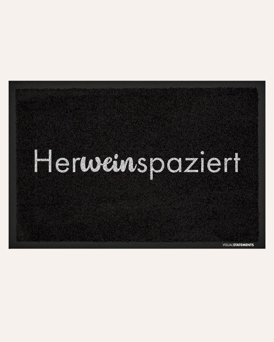 Herweinspaziert® - Fußmatte