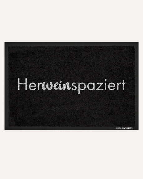 Herweinspaziert® - Fußmatte
