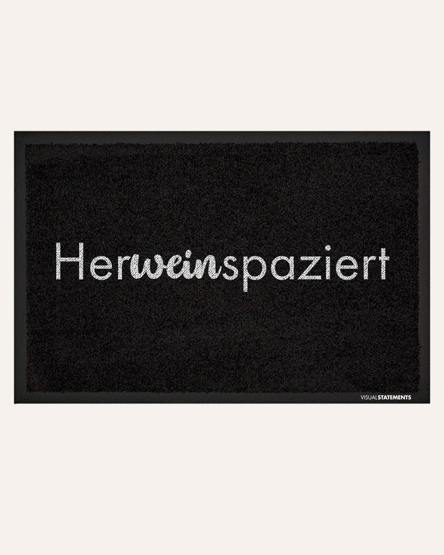 Herweinspaziert® - Fußmatte