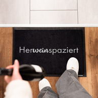 Herweinspaziert® - Fußmatte