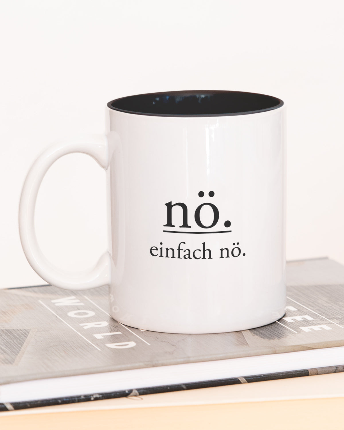 Nö. Einfach nö. - Tasse Schwarz Tasse Visual Statements®