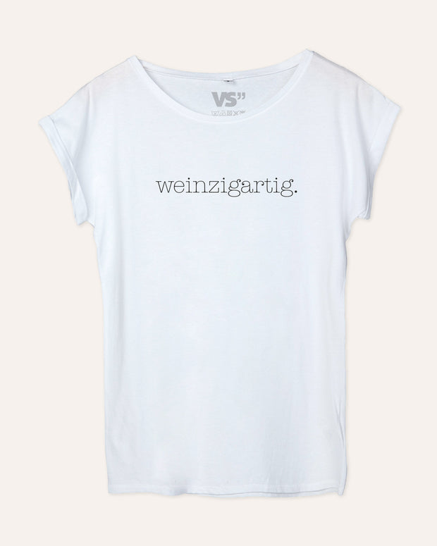 T-Shirt Weiss Weinzigartig 