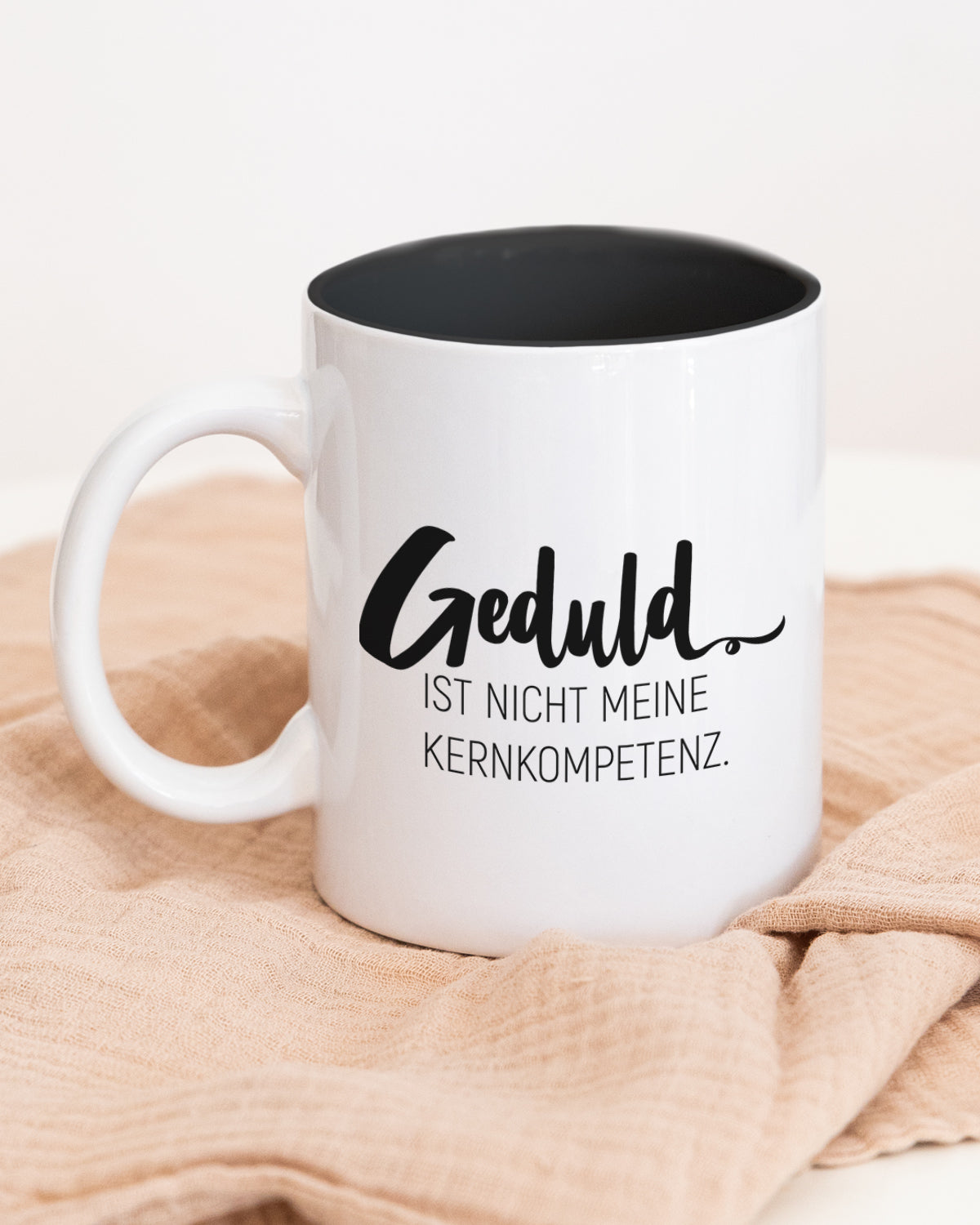 Kernkompetenz - Tasse Schwarz Tasse Visual Statements®