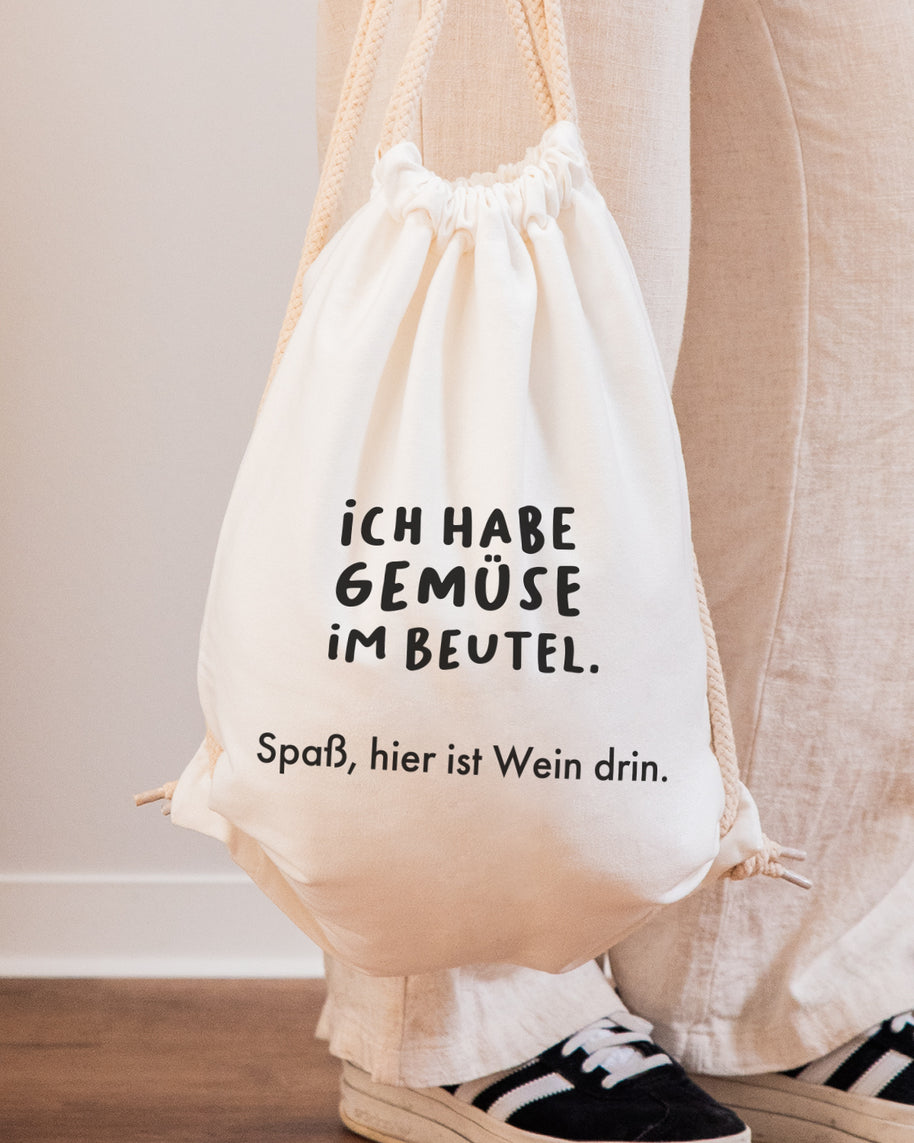 Gemüse im Beutel - Turnbeutel