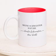 Beste Schwester - Tasse